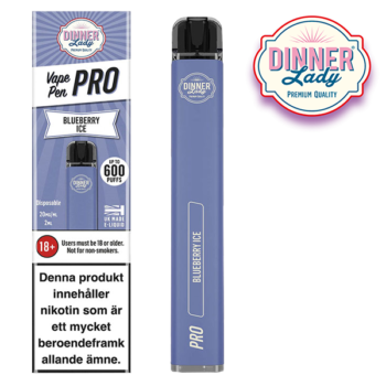 Dinner Lady Vape Pen Pro Blueberry ice 20 mg