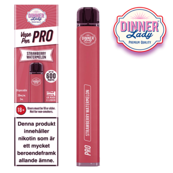 Dinner Lady Vape Pen Pro Strawberry Watermelon 20 mg