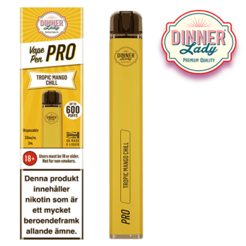 Dinner Lady Vape Pen Pro Tropic Mango Chill 20 mg