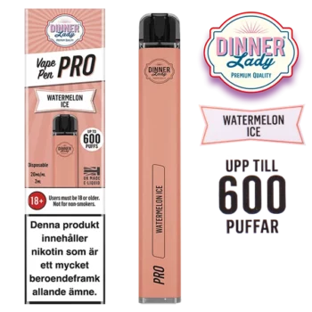 Dinner Lady Vape Pen Pro Watermelon Ice 20 mg