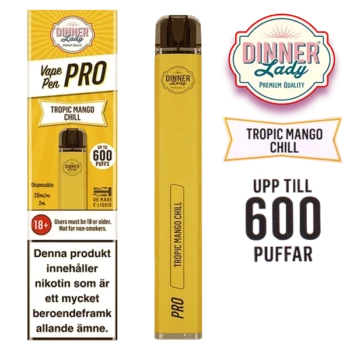 Dinner Lady Vape Pen Pro Tropic Mango Chill 20 mg