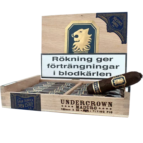 Drew-Estate-Undercrown-Maduro-Flying-Pig-open-box