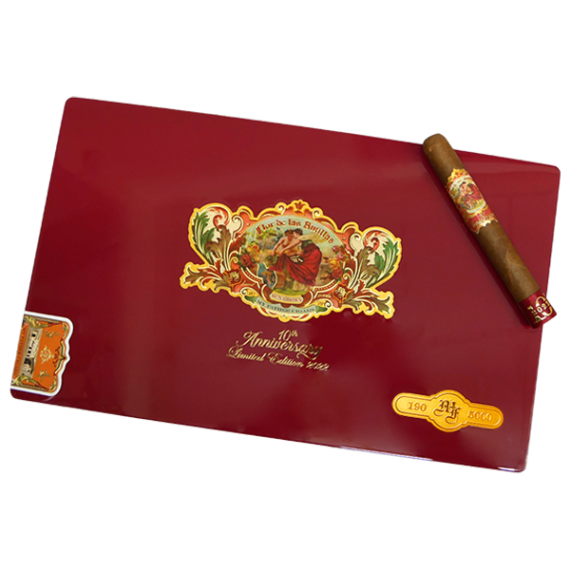 Flor De Las Antillas 10th Anniversary Limited Edition Cigarrlåda framsida