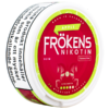 Frökens Nikotin Apple Slim All White Portion - Framsidan från sidan