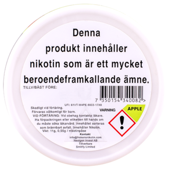 Frökens Nikotin Apple Slim All White Portion