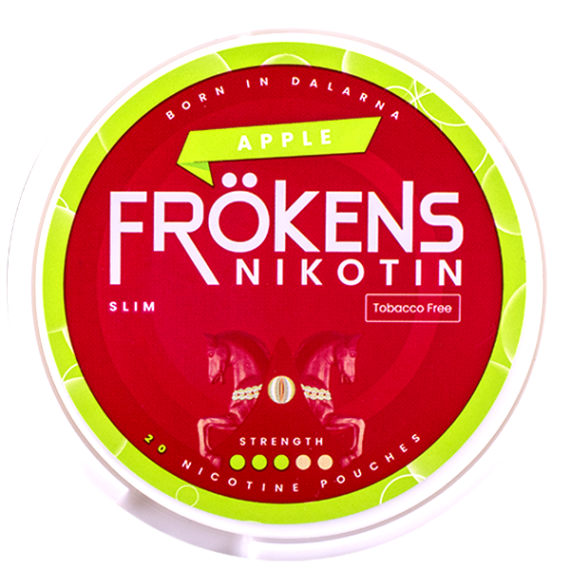 Frökens Nikotin Apple Slim All White Portion