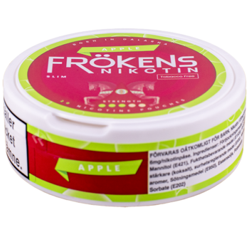 Frökens Nikotin Apple Slim All White Portion