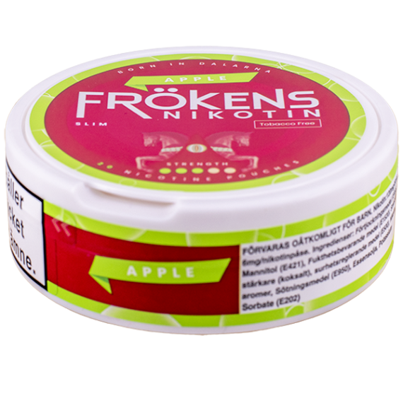 Frökens Nikotin Apple Slim All White Portion