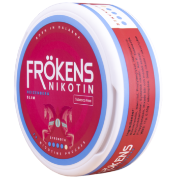 Frökens Nikotin Heizenberg Slim Portion - Framsidan från sidan