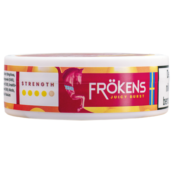 Frökens Nikotin Juicy Burst Slim Portion – Kortsidan