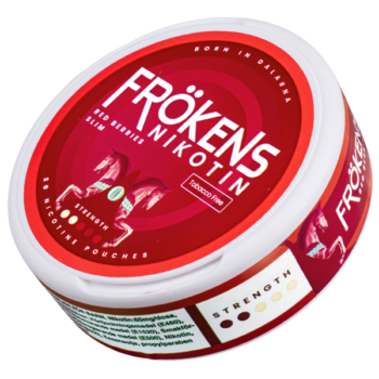 Frökens Nikotin Red Berries Slim Portion - Liggande profil