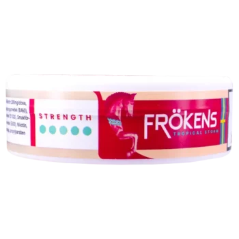 Frökens Nikotin Tropical Storm Slim Portion – Kortsidan