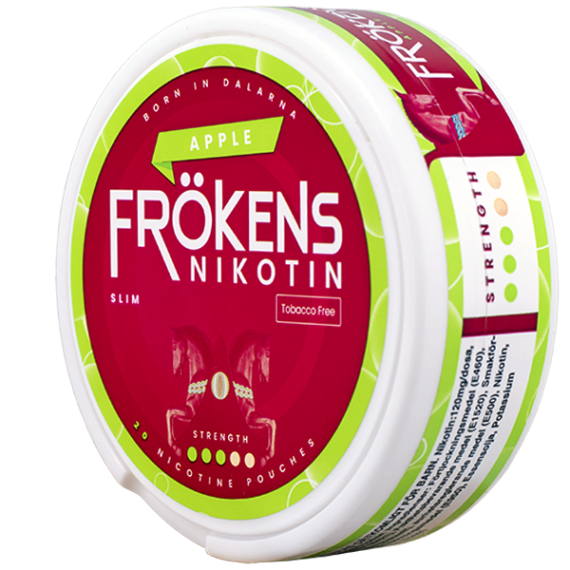 Frökens Nikotin Apple Slim All White Portion