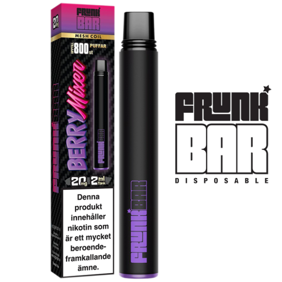 Frunk Bar Mesh Coil Berry Mixer 20 mg - Enhet och förpackningen