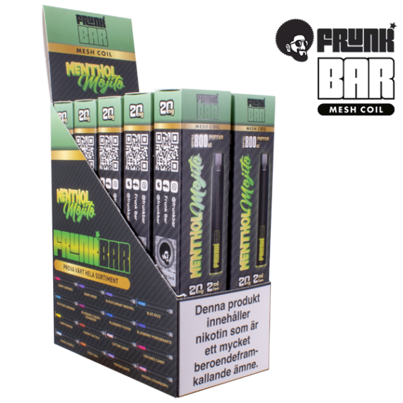 Frunk Bar Mesh Coil Menthol Mojito 20 mg