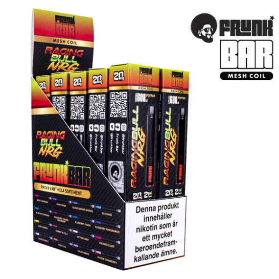 Frunk Bar Mesh Coil Raging Bull NRG 20 mg