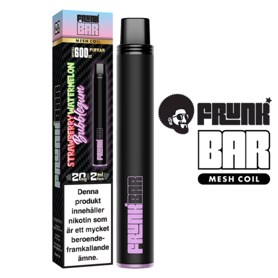 Frunk Bar Mesh Coil Strawberry Watermelon Bubblegum 20 mg