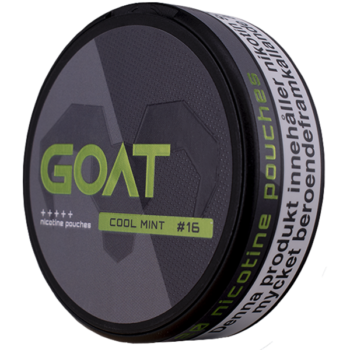 GOAT Cool Mint 16 mg All White Nicotinepouches