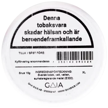 Gaia Snus XL White Portion