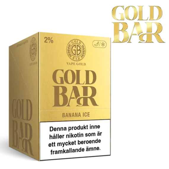 Gold Bar Mesh Banana Ice 20 mg 10-pack