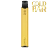 Gold Bar Mesh Blueberry Peach 20 mg Vapeenheten med logga