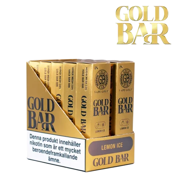 Gold Bar Mesh Lemon Ice 20 mg 10-pack