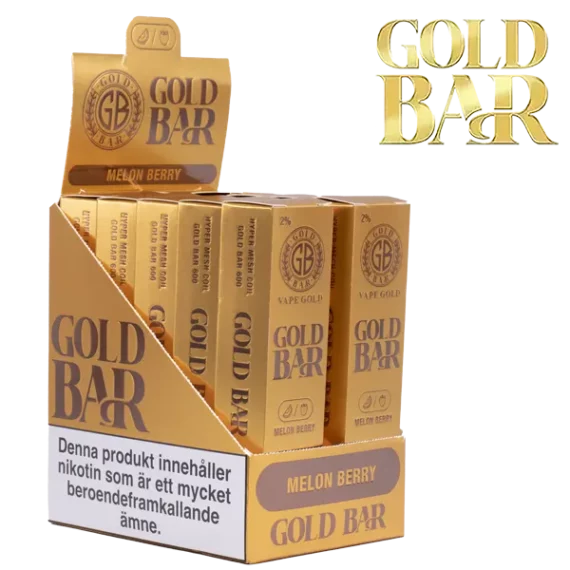 Gold Bar Mesh Melon Berry 20 mg säljs i 10-pack