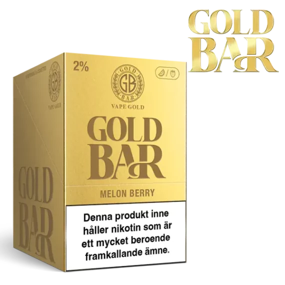 Gold Bar Mesh Melon Berry 20 mg 10-pack