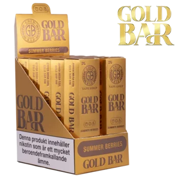 Gold Bar Summer Berries 20 mg säljs i 10-pack