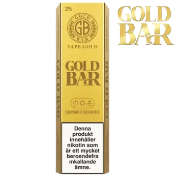 Gold Bar Mesh Summer Berries 20 mg Vapeförpackning