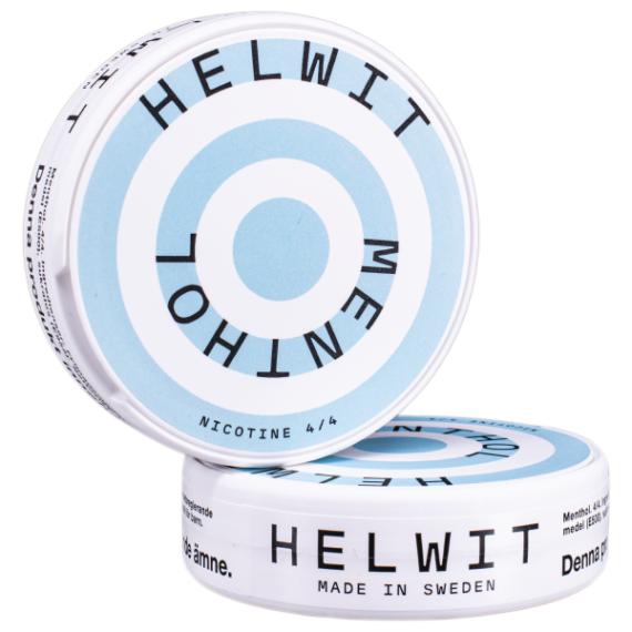 Helwit Menthol Slim All White Portion Portionssnus Blandad