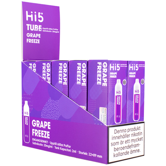 Hi5 grape freeze 20 mg 10-pack