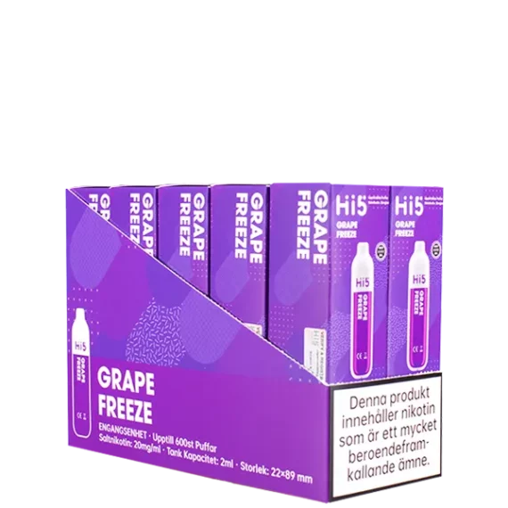 Hi5 grape freeze 20 mg 10-pack