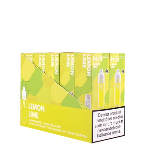 Hi5 Lemon Lime 20 mg 10-pack