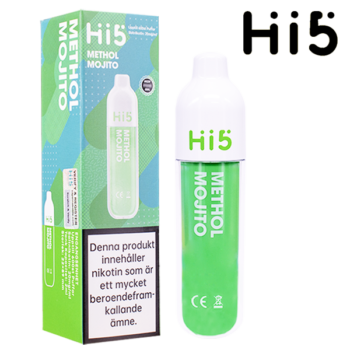 Hi5 Menthol Mojito 20 mg engångsvape i förpackning