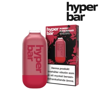 Hyper Bar Mesh Blueberry Pomerante 20 mg engångsvape förpackning