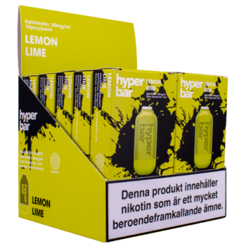 Hyper Bar Lemon Lime 20mg tiopack e-cigaretter