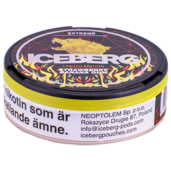 ICEBERG Strawberry Banana Gum Extreme Portion