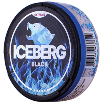 ICEBERG Black Extreme Portion Portionssnus