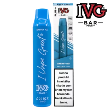 IVG BAR Plus+ Energy Ice 20 mg