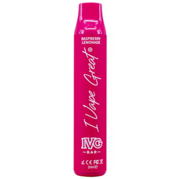 IVG BAR PLUS+ Raspberry Lemonade 20 mg Hallon Lemonad Engångsvape Vape E-cigarett Nikotin