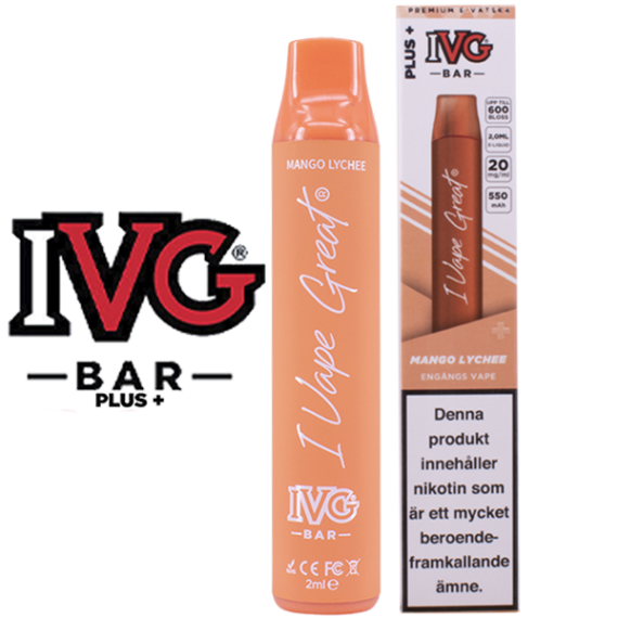 IVG BAR PLUS+ Mango Lychee 20 ml