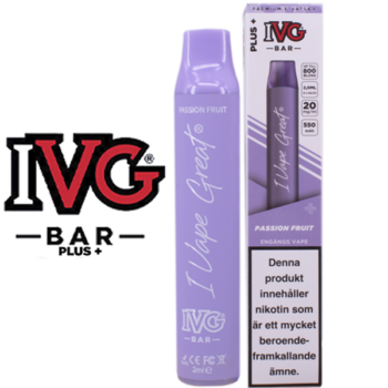 IVG Bar Plus+ Passion Fruit 20mg