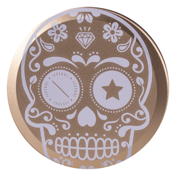 IceTool Slim Can - Champagne Sugar Skull - Framsidan.