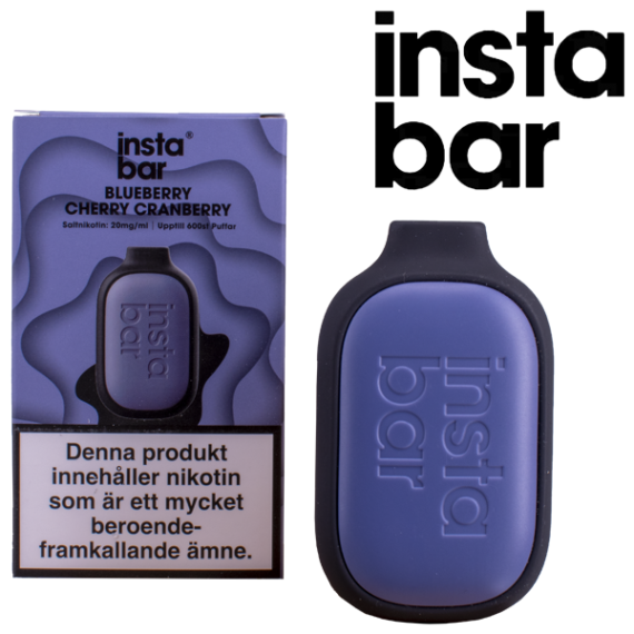 InstaBar Air 600 Blueberry Cherry Cranberry Vape