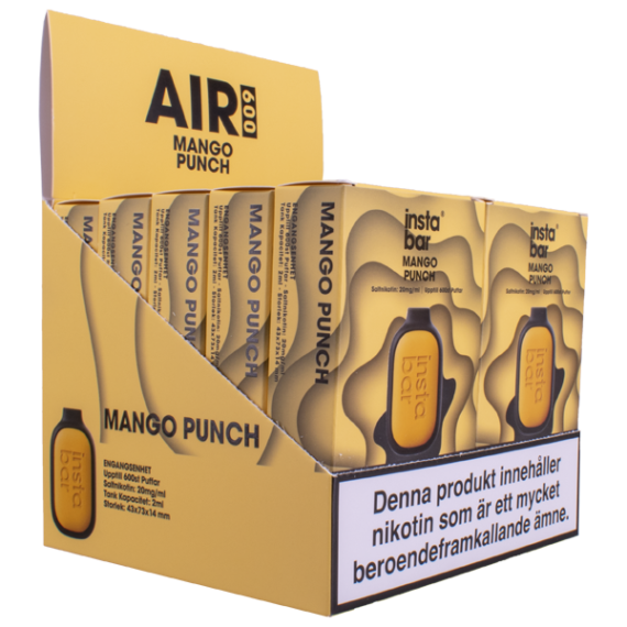 InstaBar Air 600 Mango Punch E-cigaretter