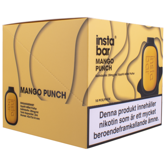 InstaBar Air 600 Mango Punch engångsvapes