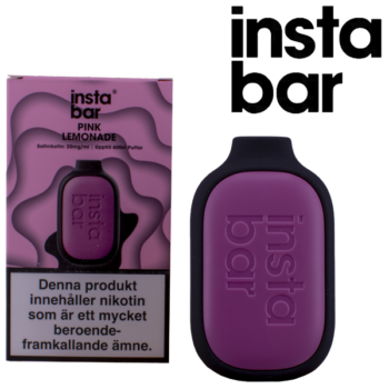 InstaBar Air 600 Pink Lemonade Vape