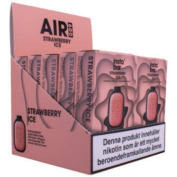 InstaBar Air 600 Strawberry Ice E-cigaretter