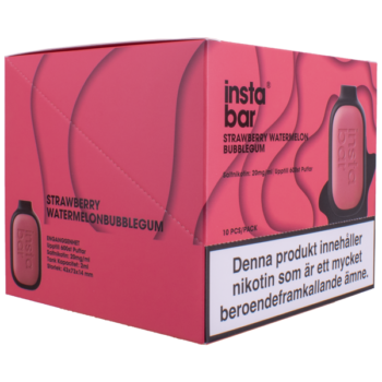 InstaBar Air 600 Strawberry Watermelon Bubblegum Engångsvapes